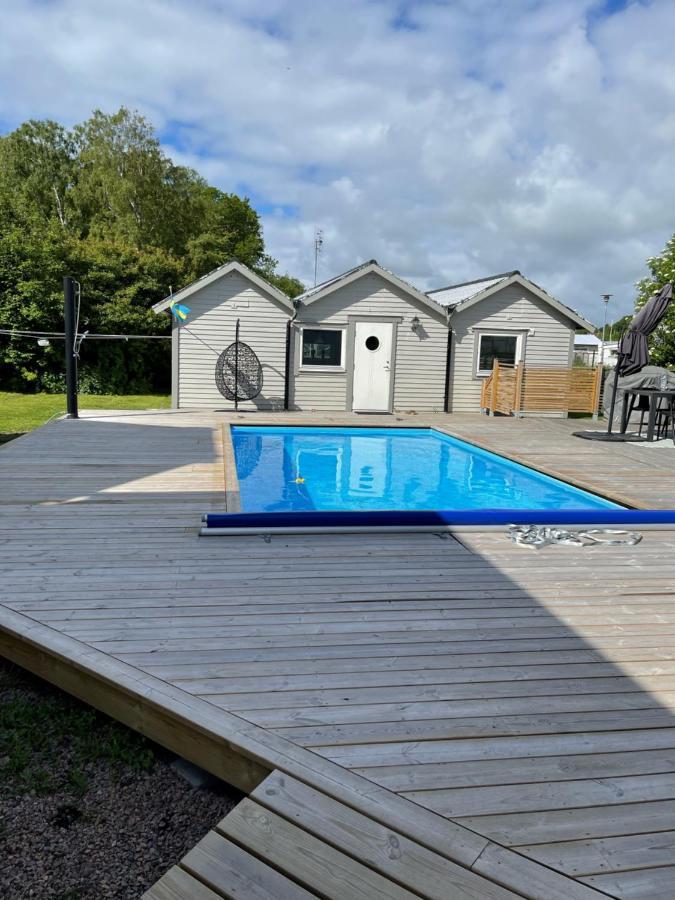Stuga nära havet och centrum Halmstad Exteriör bild